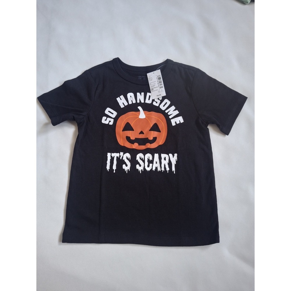 The Children's Place Halloween T-shirt Kids  black 3T
